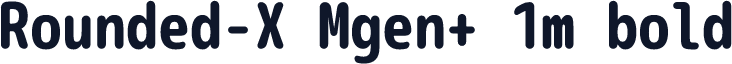 Rounded-X Mgen+ 1m bold