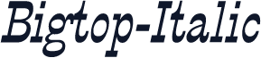 Bigtop-Italic