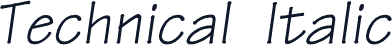 Technical  Italic