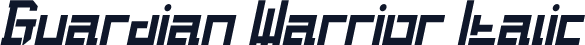 Guardian Warrior Italic