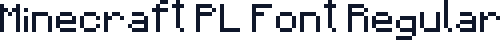 Minecraft PL Font Regular