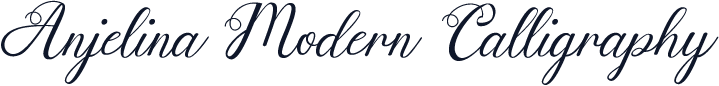 Anjelina Modern Calligraphy