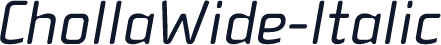 ChollaWide-Italic