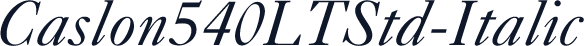 Caslon540LTStd-Italic