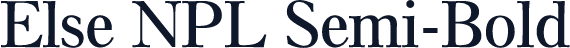 Else NPL Semi-Bold