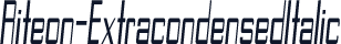 Riteon-ExtracondensedItalic