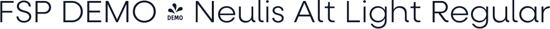 FSP DEMO - Neulis Alt Light Regular