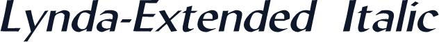 Lynda-Extended Italic