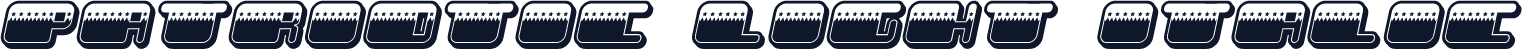 Patriotic Light Italic