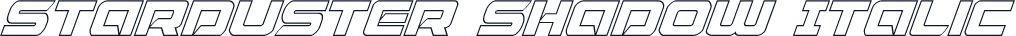 Starduster Shadow Italic