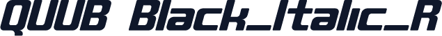 QUUB Black_Italic_R