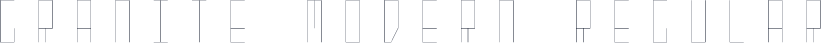 Granite Modern Regular