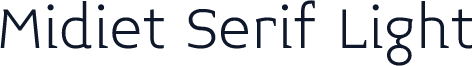 Midiet Serif Light