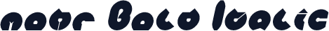 mohr Bold Italic