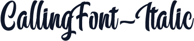 CallingFont-Italic