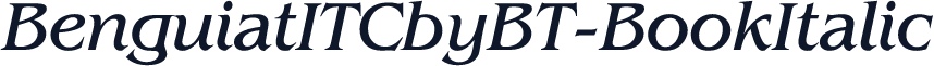 BenguiatITCbyBT-BookItalic