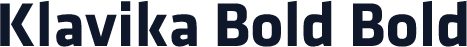 Klavika Bold Bold