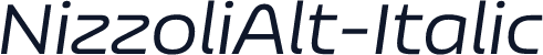 NizzoliAlt-Italic