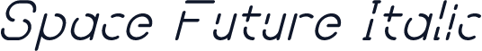 Space Future Italic