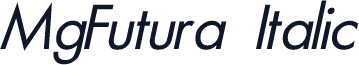 MgFutura Italic
