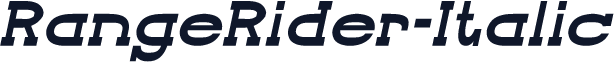 RangeRider-Italic