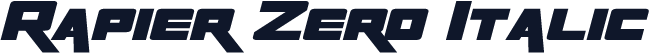 Rapier Zero Italic
