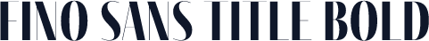 Fino Sans Title Bold