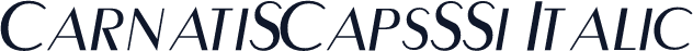 CarnatiSCapsSSi Italic