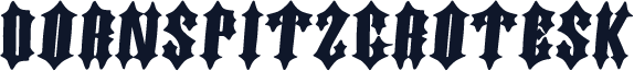 DornspitzGrotesk