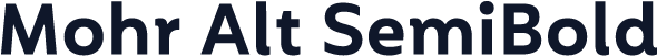 Mohr Alt SemiBold