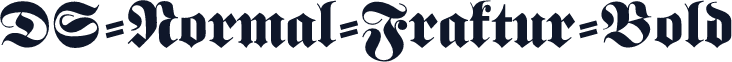 DS-Normal-Fraktur-Bold