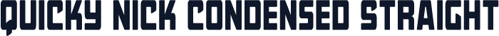 Quicky Nick Condensed Straight