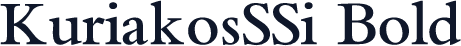 KuriakosSSi Bold