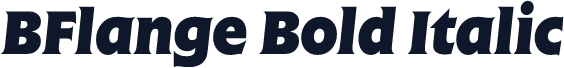BFlange Bold Italic