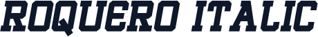 ROQUERO Italic