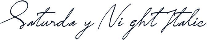 Saturday Night Italic