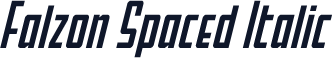 Falzon Spaced Italic