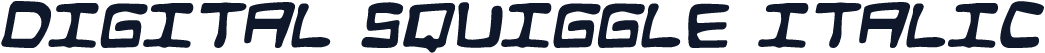 Digital Squiggle Italic