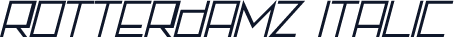 Rotterdamz Italic