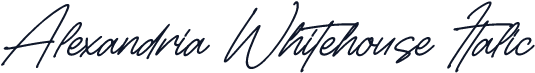 Alexandria Whitehouse Italic