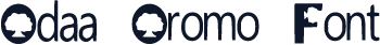 Odaa_Oromo_Font
