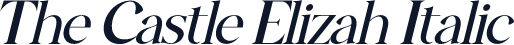 The Castle Elizah Italic