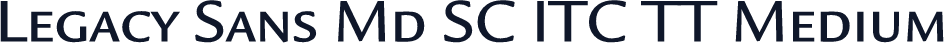 Legacy Sans Md SC ITC TT Medium