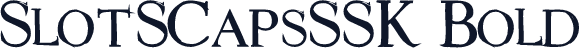 SlotSCapsSSK Bold