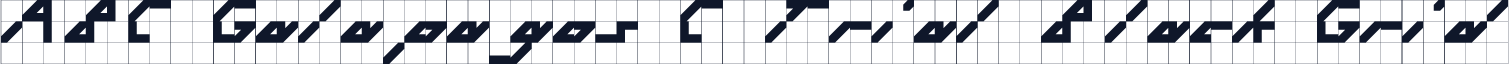 ABC Galapagos C Trial Black Grid