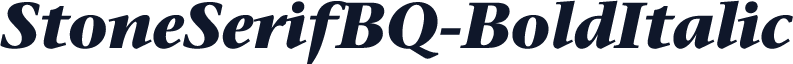StoneSerifBQ-BoldItalic