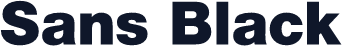 Sans Black