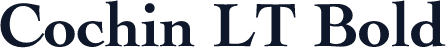 Cochin LT Bold