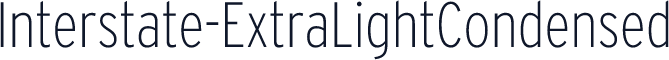 Interstate-ExtraLightCondensed