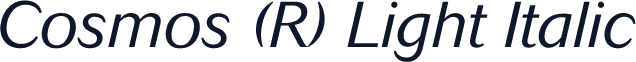 Cosmos (R) Light Italic